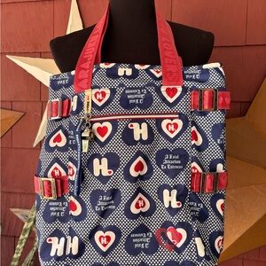 Y2K Harajuku Lovers Hearts Tote Bag NWOT